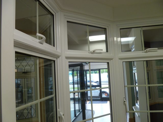 the new sapa crown window is aesthetically similar to monaframe but also comes with some beautiful enhancements such as this profiled transom