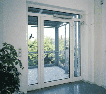 existing commercial aluminium doors can easily be converted to automatic operation