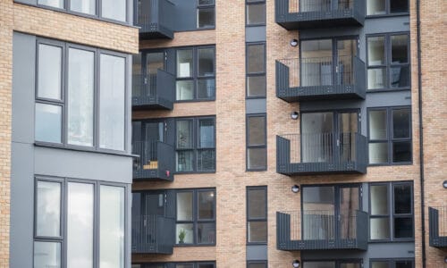 exlabesa building systems project showing exlabesa windows and doors in new flats