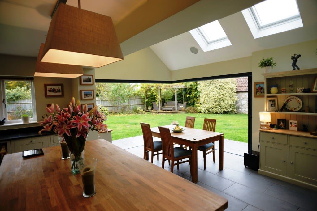 open corner bifolds in large breakfast room purchasing bifolding doors advice