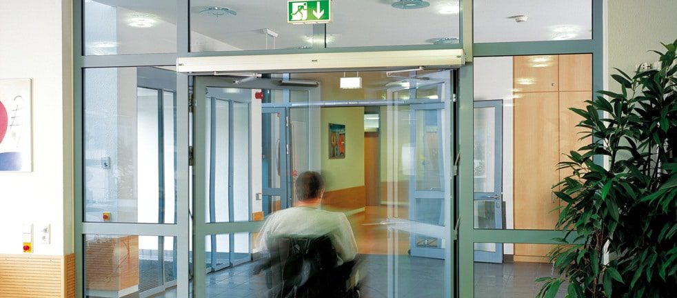 automatic doors can provide an ideal solution to doors that can cause problems for the disabled. 