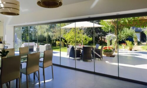 frameless glass doors