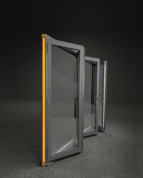 the warmcore from synsealis a brand new door that  features aluminium  clad profiles for excellent u values. 