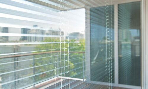 integral blind in a window