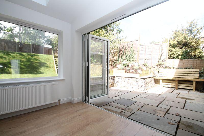 picture of open bifolding doors.