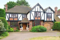 aluminium windows in suburban home.