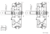 bifolding door section drawing