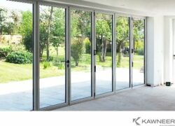 kawneer aluminium folding door.