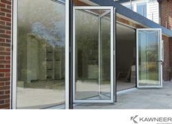 kawneer bifolding door installation. 