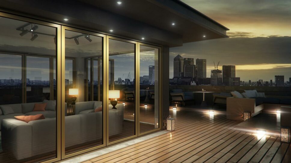 bifolding doors for apartments. 