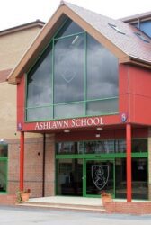 kestrel entrance doors to a school entrance. 