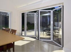 comar folding door in a house