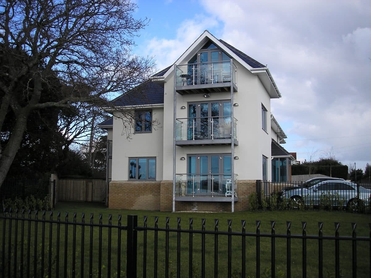 grey passivhaus windows