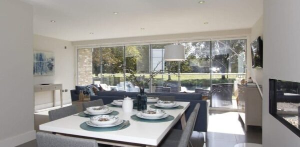 frameless bifolding doors for new build homes