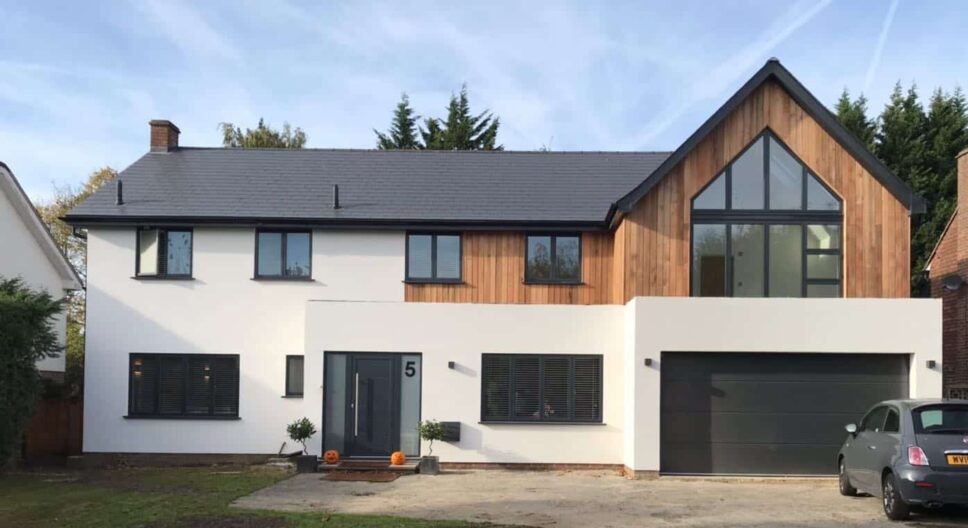 windows and doors by origin frames ltd in a large surrey house