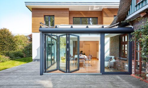 solarlux glazed extension