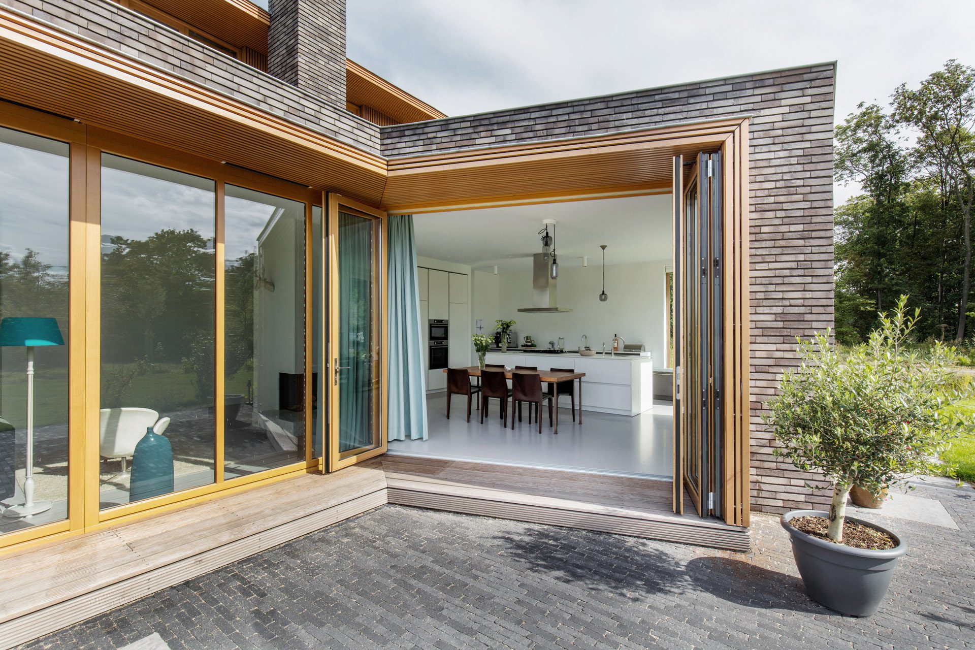 solarlux woodline bifolding doors