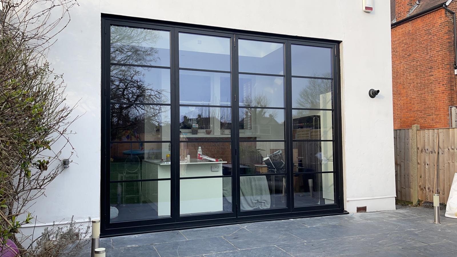 buying steel-look schuco bifold doors 