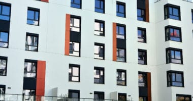 altec systems windows in a block of new flats