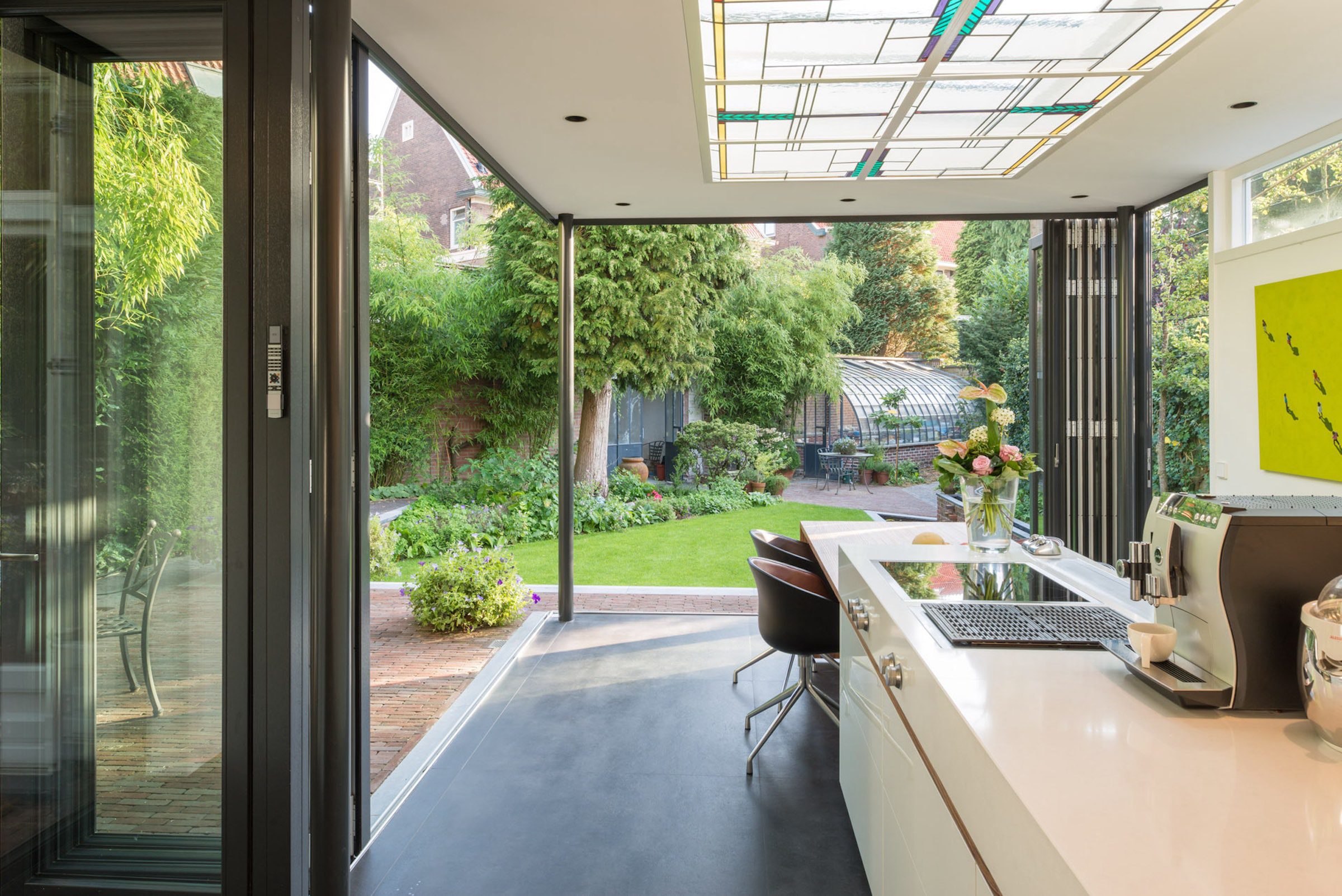 open corner bifold doors