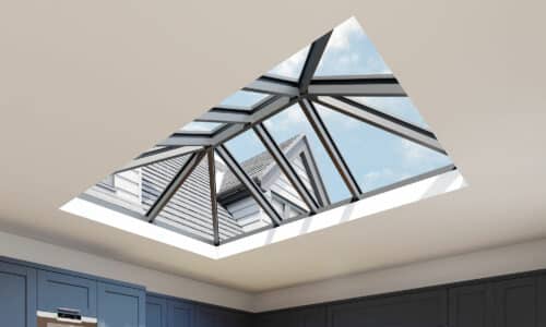 xenlite roof lantern in a new kitchen extension