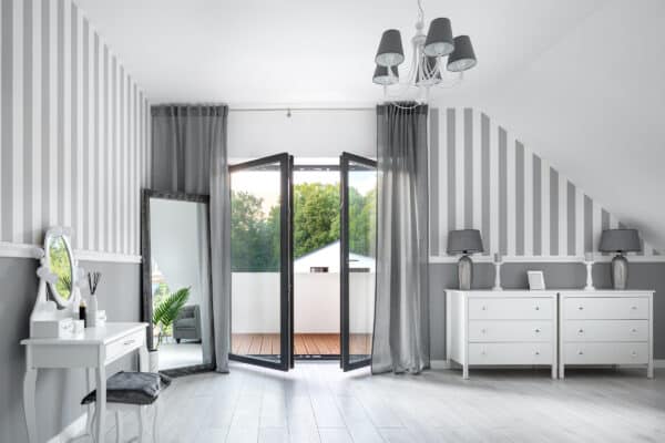 french doors from bi-fold panels
