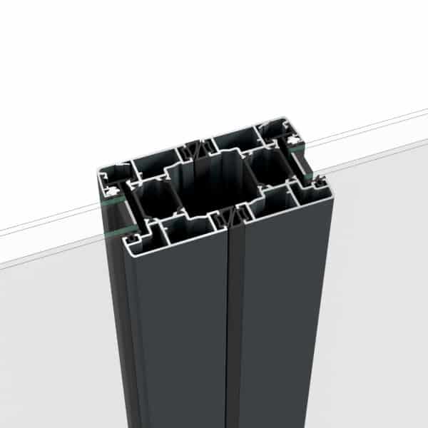 drawing of bifold door profiles