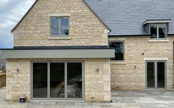 benefits of bifold doors showing matching french doors