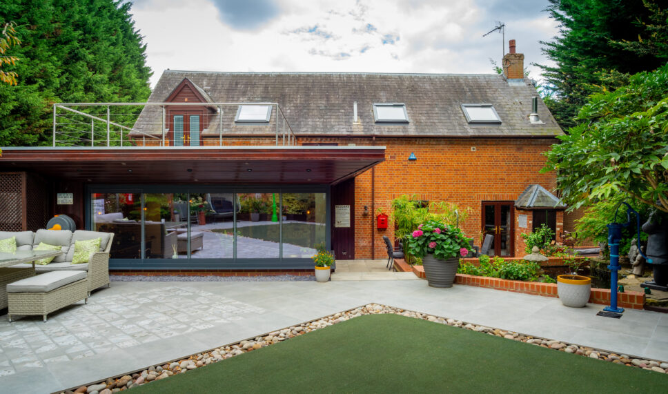 bifold windows in a kent country property 