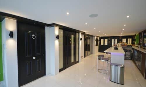 attlas doors in an essex showroom