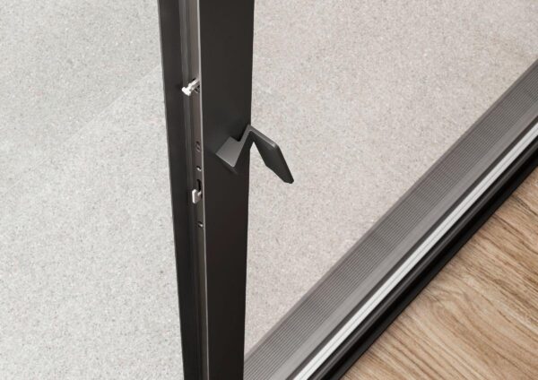 cloose up of schüco are 51 pd sliding door handle