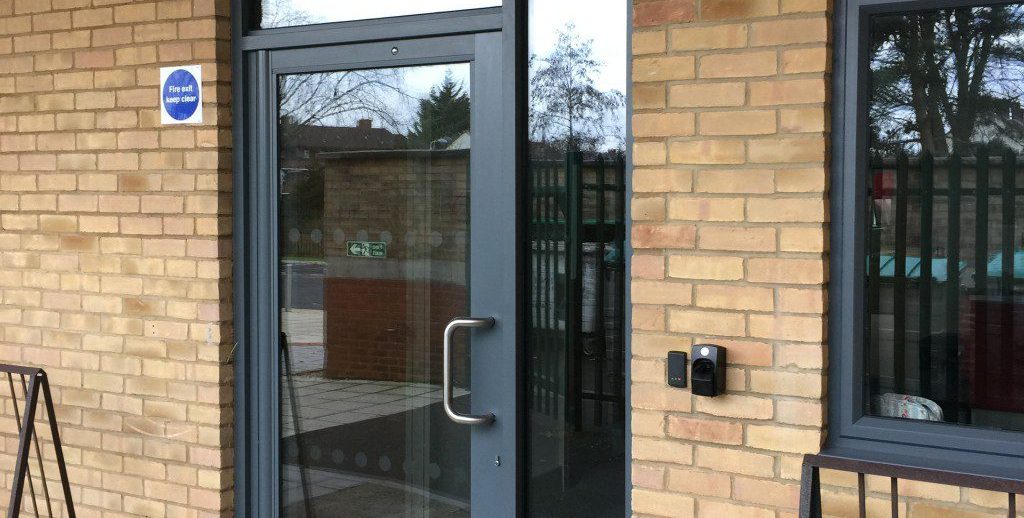 aluminium doors for schools.
