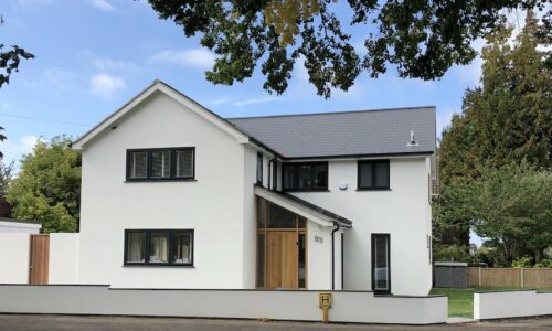 anglian home improvements windows in a new build house