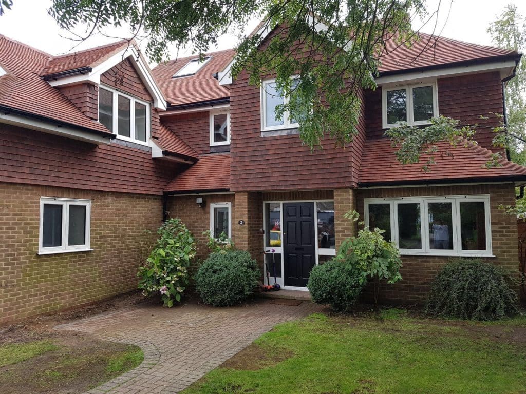 windows and doors by origin frames ltd in a surrey detached house