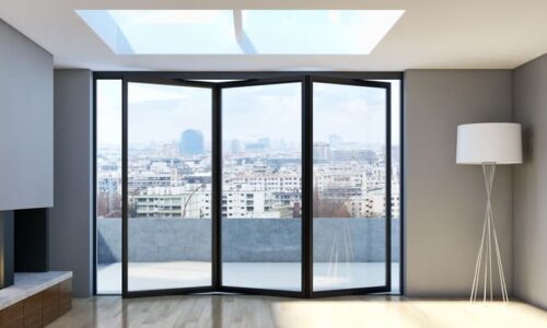 cortizo doors overlooking a lake