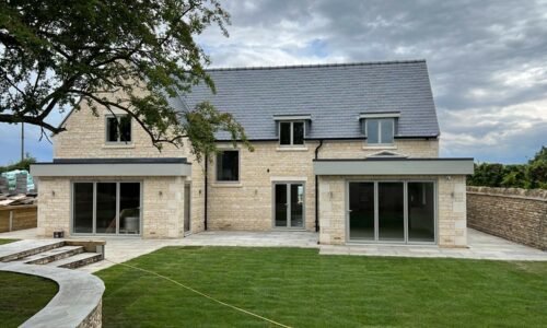 schuco bifolding doors in a country house