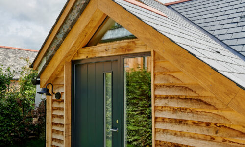 understanding front door cost: options and prices explained 6 rationel front door in a timber gable porch design