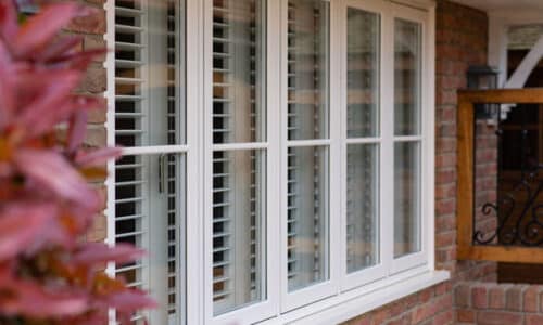 exterior view of evolution flush casement window