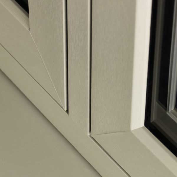 flush evolution window close up