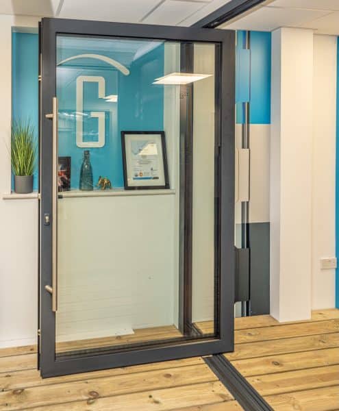 fully open door