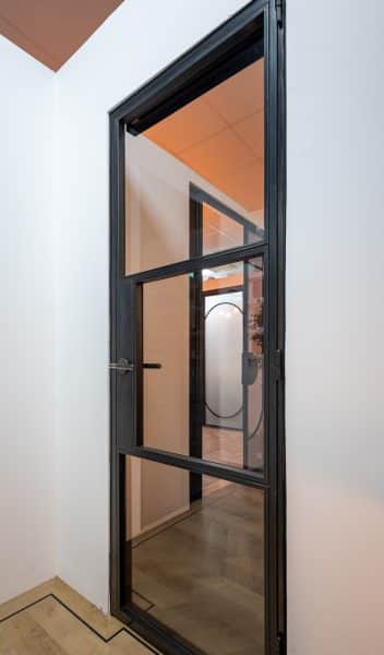 otif steel internal door in the classic industrial style